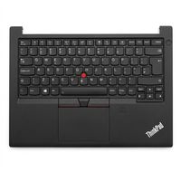 Original Tastatur inkl. Topcase für LENOVO - 5M10V17046 - schwarz/schwarz mit Backlight und Mouse-Stick DE (deutsch)