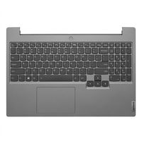 Original Tastatur inkl. Topcase für LENOVO - 5CB0Z27676 - schwarz/schwarz mit Backlight DE (deutsch) 
