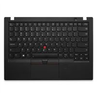 Original Tastatur inkl. Topcase für LENOVO - 5M10Z27459 - schwarz/schwarz mit Backlight und Mouse-Stick WLAN DE (deutsch) 