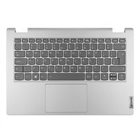 Original Tastatur inkl. Topcase für LENOVO - 5CB1J10024 - schwarz/grau mit Backlight DE (deutsch) 