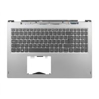 Original Tastatur inkl. Topcase für ACER - 6B.GTQN1.008 - schwarz/silber mit Backlight DE (deutsch) 