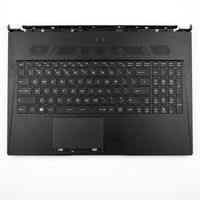 Original Tastatur inkl. Topcase für MSI - 957-16H71E-C06 - schwarz/schwarz mit Backlight DE (deutsch)