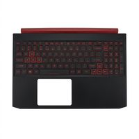 Original Tastatur inkl. Topcase für ACER - 6B.Q5BN2.012 - schwarz/schwarz mit Backlight DE (deutsch)