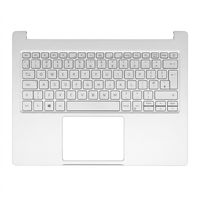 Original Tastatur inkl. Topcase für ACER - 6B.HR0N8.020 - silber/silber mit Backlight DE (deutsch)