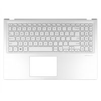 Original Tastatur inkl. Topcase für ASUS - 90NB0K92-R31GE0 - silber/silber DE (deutsch)