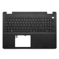 Original Tastatur inkl. Topcase für DELL - 0P9M8 - grau/grau mit Backlight DE (deutsch) 