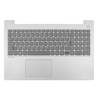 Original Tastatur inkl. Topcase für LENOVO - 5CB1B07172 - grau/grau mit Backlight DE (deutsch) 
