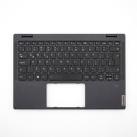 Original Tastatur inkl. Topcase für LENOVO - 5CB1B22418 - blau/blau mit Backlight (Abyss Blue) DE (deutsch) 