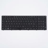 Original Tastatur für CLEVO - 6-79-PD50SNEGK-xxx - schwarz mit Backlight DE (deutsch) 