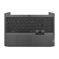Original Tastatur inkl. Topcase für LENOVO - 5CB0Y99482 - schwarz mit Backlight DE (deutsch)
