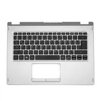 Original Tastatur inkl. Topcase für ACER - 6B.ABFN1.020 - schwarz/silber DE (deutsch)