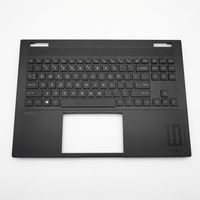 Original Tastatur inkl. Topcase für HP - N56102-041 - schwarz/schwarz mit Backlight DE (deutsch)