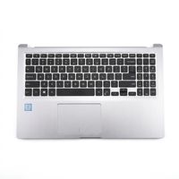 Original Tastatur inkl. Topcase für ASUS - 90NB0SR1-R34GE0 - schwarz/grau DE (deutsch)