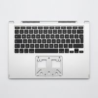Original Tastatur inkl. Topcase für ACER - 6B.HX7N7.007 - schwarz/silber DE (deutsch)
