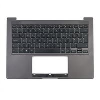 Original Tastatur inkl. Topcase für ASUS - 90NB1081-R31GE0 - schwarz/grau mit Backlight DE (deutsch)