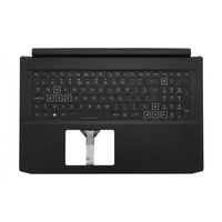 Original Tastatur inkl. Topcase für ACER - 6B.QCHN2.015 - schwarz/schwarz mit Backlight CH (schweiz)