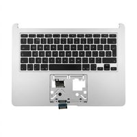 Original Tastatur inkl. Topcase für ACER - 6B.ATHN7.015 - schwarz/silber DE (deutsch)