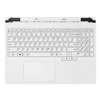 Original Tastatur inkl. Topcase für LENOVO - 5CB1N62175 - weiß mit Backlight US (englisch)
