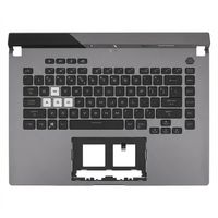Original Tastatur inkl. Topcase für ASUS - 90NR0572-R33GE1 - schwarz/anthrazit mit Backlight DE (deutsch)