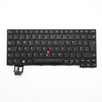 Original Tastatur für LENOVO - 5N21D68282 - schwarz mit Mouse-Stick DE (deutsch)