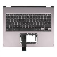 Original Tastatur inkl. Topcase für ACER - 6B.H0RN7.007 - schwarz/silber DE (deutsch)