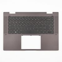 Original Tastatur inkl. Topcase für HP - N47953-041 - schwarz/grau mit Backlight DE (deutsch)