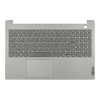 Original Tastatur inkl. Topcase für LENOVO - 5CB1B34829 - grau mit Backlight DE (deutsch)