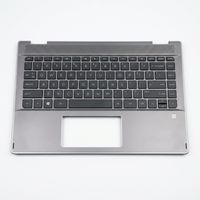 Original Tastatur inkl. Topcase für HP - L53795-041 - schwarz/schwarz mit Backlight DE (deutsch)