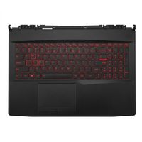 Original Tastatur inkl. Topcase für MSI - 957-17E51E-C02 - schwarz/schwarz mit Backlight DE (deutsch)