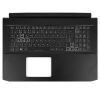 Original Tastatur inkl. Topcase für ACER - 6B.Q84N2.077 - DE (deutsch) schwarz/schwarz mit Backlight