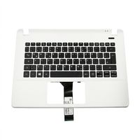 Original Tastatur inkl. Topcase für ACER - 6B.G12N1.008 -  schwarz/weiß DE (deutsch)