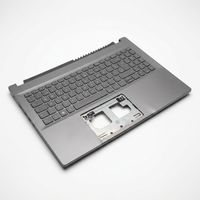 Tastatur inkl. Topcase DE (deutsch) grau/grau mit Backlight