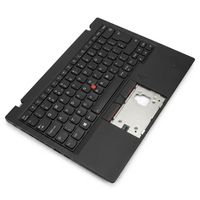 Original Tastatur inkl. Topcase für LENOVO - 5M11H41876 - DE (deutsch) schwarz/schwarz mit Backlight und Mouse-Stick