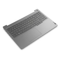 Original Tastatur inkl. Topcase für LENOVO - 5CB1S00377 - FR (französisch) grau/grau mit Backlight