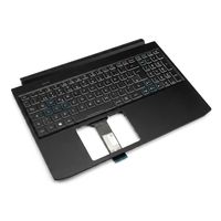 Original Tastatur inkl. Topcase für ACER - 6B.Q6DN2.012 - DE (deutsch) schwarz/schwarz mit Backlight
