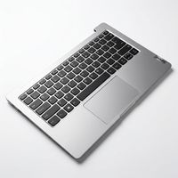 Original Tastatur inkl. Topcase für LENOVO - 5CB1L10909 - UK (englisch) schwarz/silber
