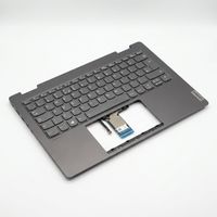 Original Tastatur inkl. Topcase für LENOVO - 5CB1N97647 - DE (deutsch) grau/grau mit Backlight