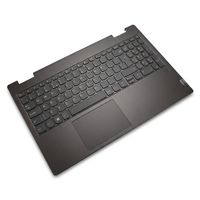Original Tastatur inkl. Topcase für LENOVO - 5CB0U43800 - DE (deutsch) grau/grau mit Backlight