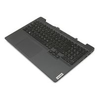 Original Tastatur inkl. Topcase für LENOVO - 5CB1L30865 - DE (deutsch) schwarz/schwarz mit Backlight