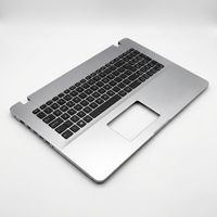Original Tastatur inkl. Topcase für ASUS - 90NB0MN2-R31GE0 - DE (deutsch) schwarz/silber mit Backlight