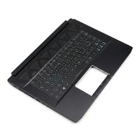 Original Tastatur inkl. Topcase für ACER - 6B.Q50N1.009 - DE (deutsch) schwarz/transparent/schwarz mit Backlight