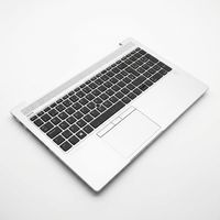 Original Tastatur inkl. Topcase für HP - M35816-041 - DE (deutsch) schwarz/silber mit Backlight und Mouse-Stick