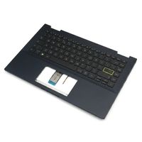 Original Tastatur inkl. Topcase für ASUS - 90NB0U21-R31GE0 - DE (deutsch) schwarz/schwarz mit Backlight