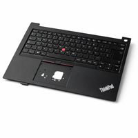 Original Tastatur inkl. Topcase für LENOVO - 5M11A36338 - CH (schweiz) schwarz/schwarz mit Backlight und Mouse-Stick