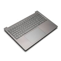 Original Tastatur inkl. Topcase für LENOVO - 5CB1S50843 -  DE (deutsch) grau/grau mit Backlight