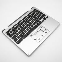 Original Tastatur inkl. Topcase für ACER - 6B.HUVN7.007 - DE (deutsch) schwarz/silber