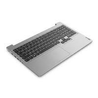 Original Tastatur inkl. Topcase für LENOVO - 5CB1P55299 - DE (deutsch) schwarz/grau mit Backlight