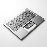 Original Tastatur inkl. Topcase für LENOVO - 5CB1B02457 - DE (deutsch) grau/grau mit Backlight