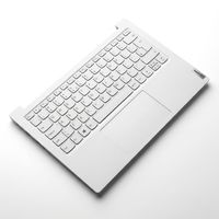 Original Tastatur inkl. Topcase für LENOVO - 5CB1H70807 - FR (französisch) grau/grau mit Backlight