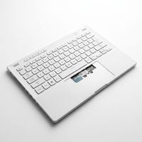 Original Tastatur inkl. Topcase für ASUS - 90NR09U1-R31GE0 - DE (deutsch) weiß/weiß mit Backlight ONE ZONE RGB